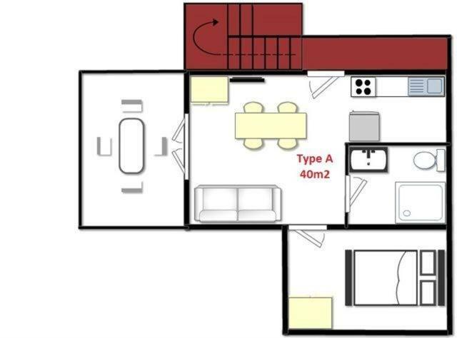 Apartment F-1 科里米诺 外观 照片